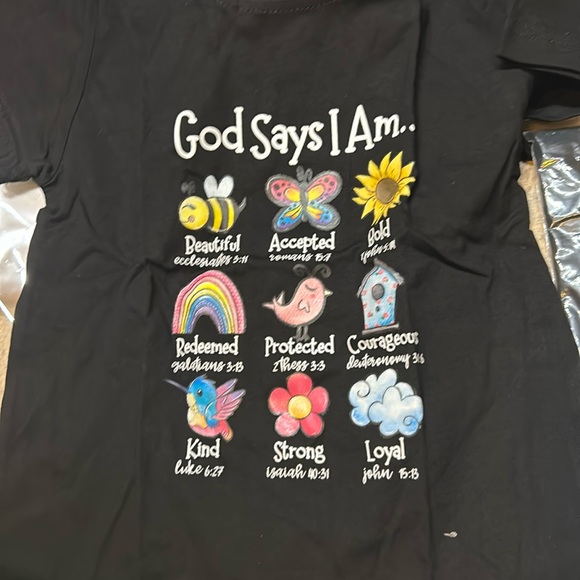 Other - New with out tags “God says I am…” toddler Tshirt